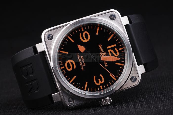 Replica  BR01-92 Black-Orange Dial-br21