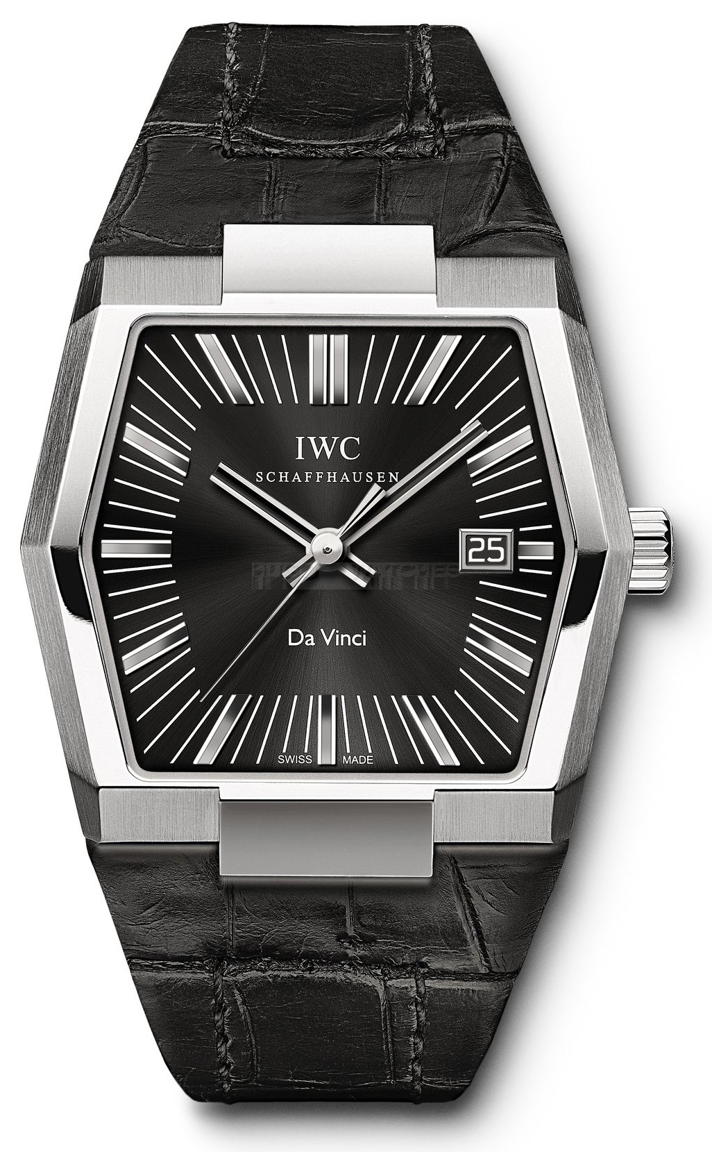  IWC Da Vinci IW546101 Mens Automatic Black Swiss ETA 2824