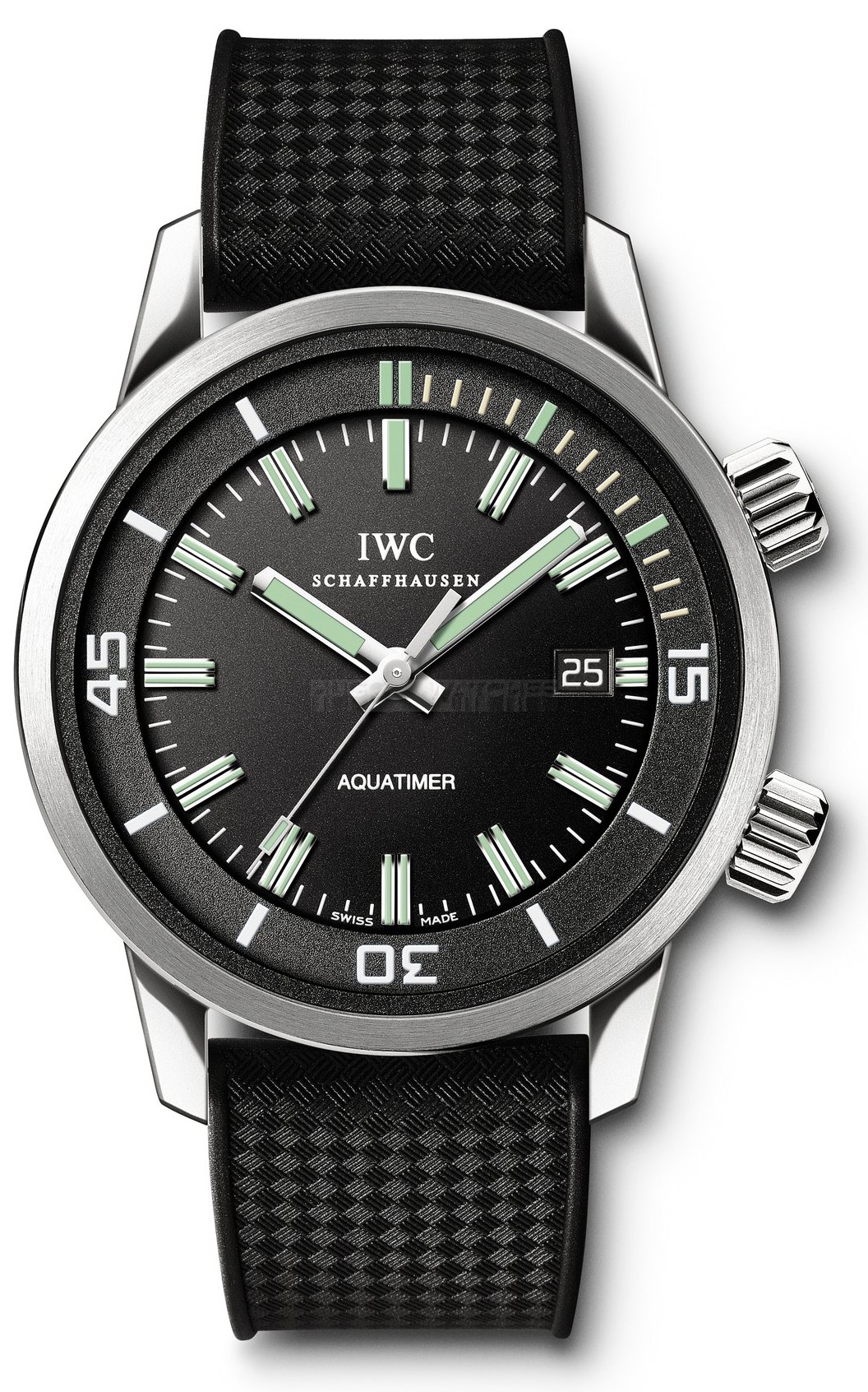  IWC Aquatimer IW323101 Mens Automatic Black Swiss ETA 2824