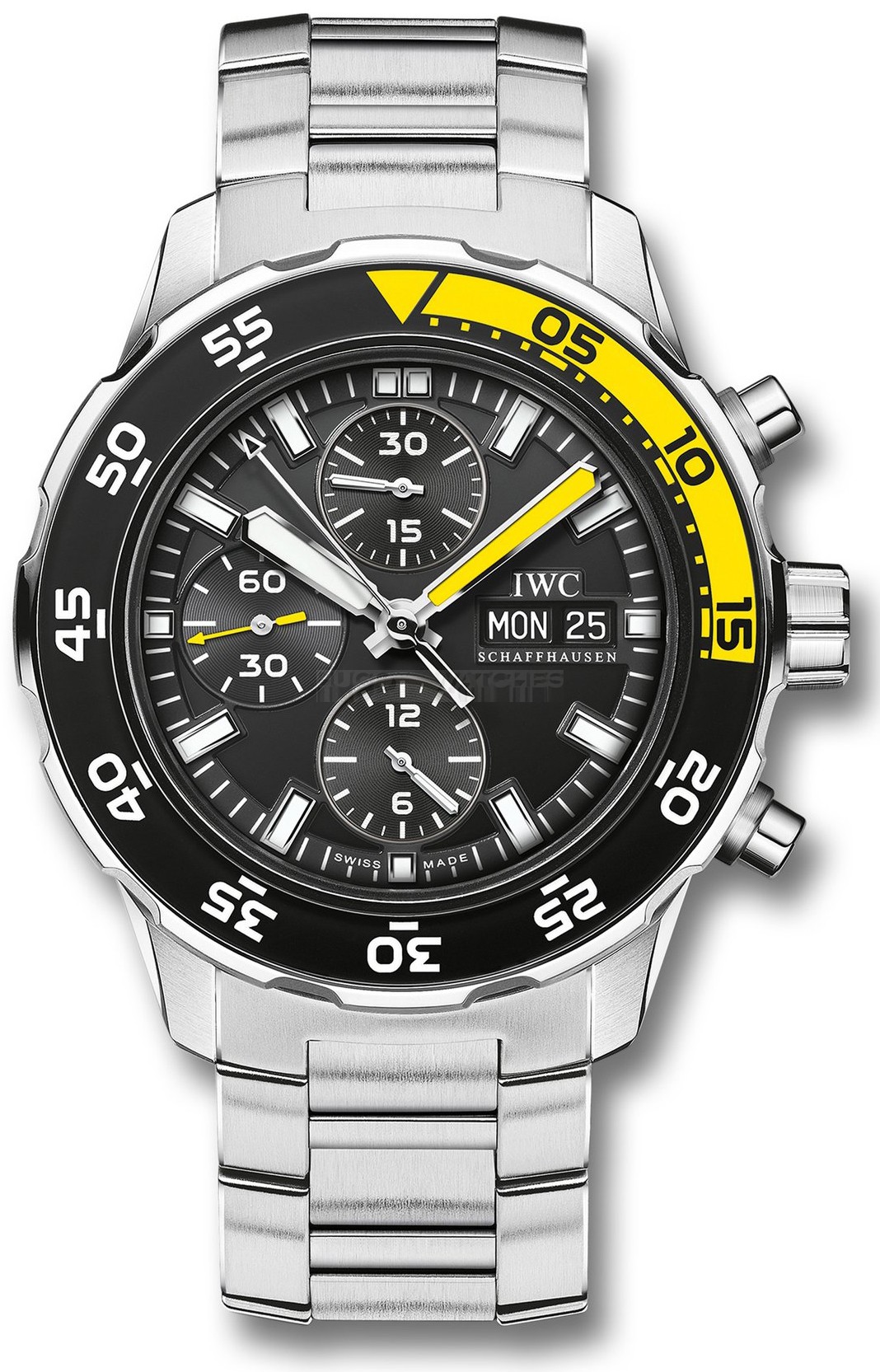  IWC Aquatimer IW376708 Mens Automatic Black Swiss ETA 2824