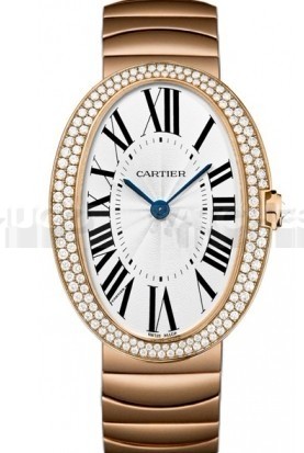 Cartier Baignoire WB520003 Ladies Automatic White Swiss ETA 2824