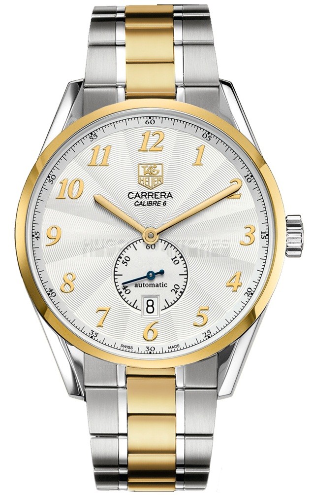 Tag Heuer Carrera Mens Automatic Silver White Swiss ETA 2824