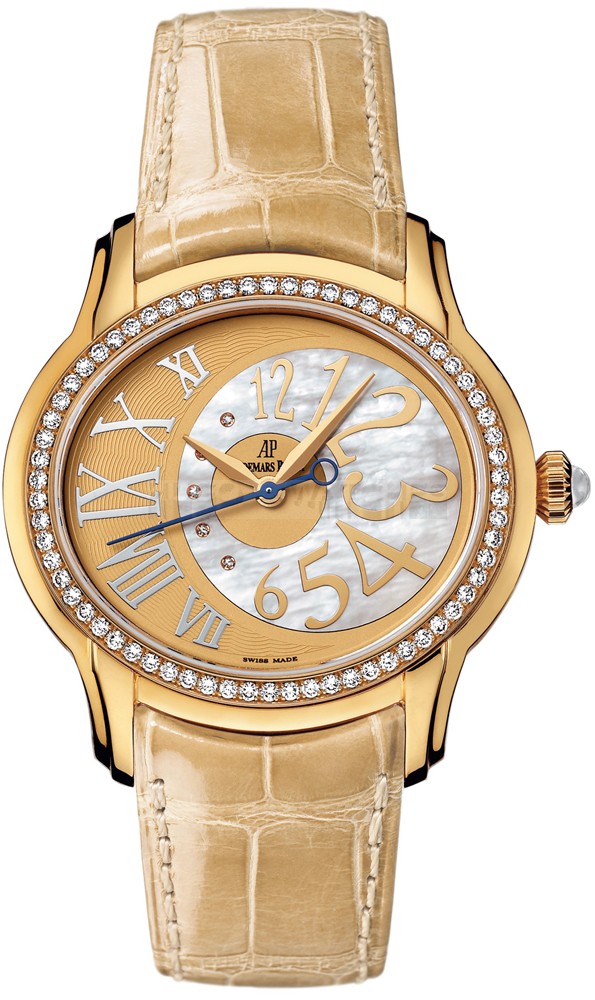  Audemars Piguet Millenary 77301BA.ZZ.D097CR.01 Ladies Automatic Gold Swiss ETA 7750