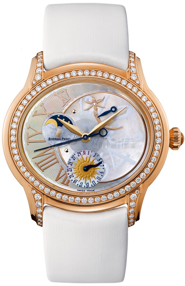  Audemars Piguet Millenary 77315OR.ZZ.D013SU.01 Ladies Automatic Silver White Swiss ETA 7750