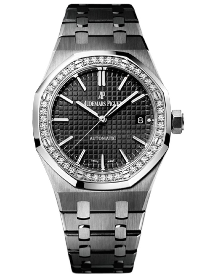  Audemars Piguet Royal Oak 15451ST.ZZ.1256ST.01 Ladies Automatic Black Swiss ETA 7750