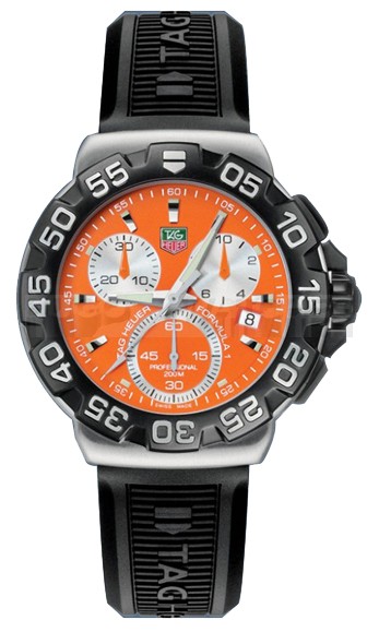 Tag Heuer CAH1113.BT0714 Formula1 Mens Quartz Orange Swiss ETA Quartz