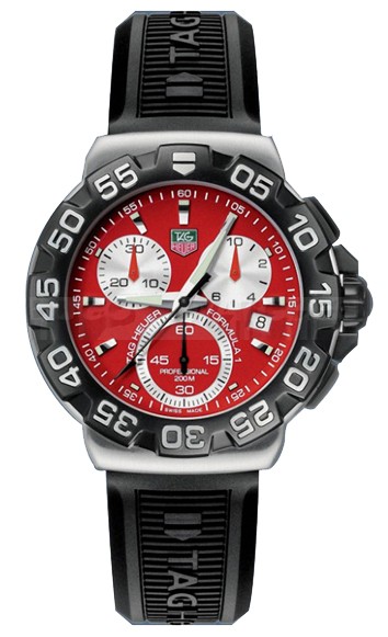 Tag Heuer CAH1112.BT0714 Formula1 Mens Quartz Red Swiss ETA Quartz