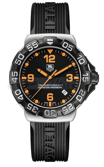 Tag Heuer WAH1116.FT6024 Formula1Mens Quartz Black Swiss ETA Quartz