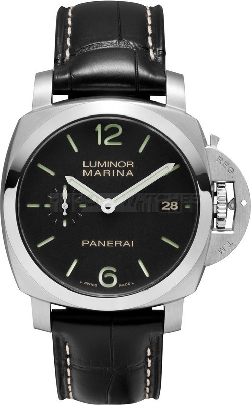 Panerai Luminor Marina 1950 Automatic Black Dial Stainless Steel Mens Watch PAM00392