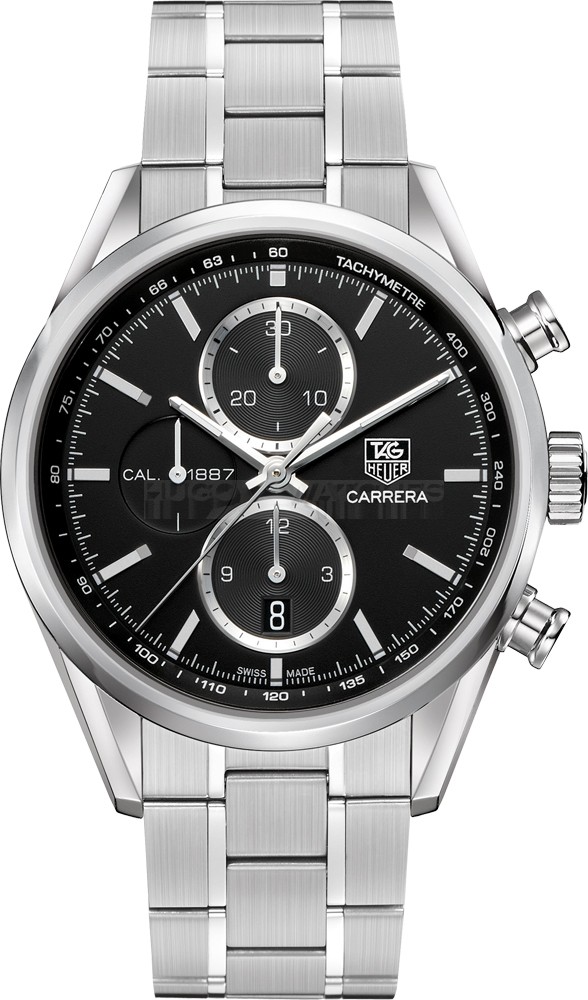 Tag Heuer CAR2110.BA0720 Carrera Mens Automatic Black Swiss ETA 2824