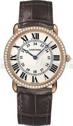 Cartier Ronde Louis WR000651 Ladies Automatic Silver Swiss ETA 2824