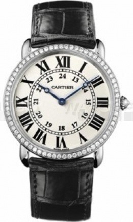 Cartier Ronde Louis WR000551 Ladies Automatic Silver Swiss ETA 2824