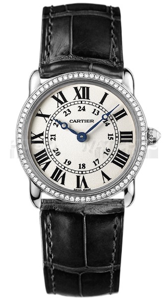 Cartier Ronde Louis WR000251 Ladies Quartz Silver Swiss ETA Quartz