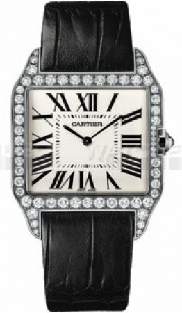 Cartier Santos WH100651 Ladies Automatic Silver Swiss ETA 2824