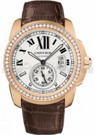  Cartier Callibre De Cartie WF100005 Mens Automatic Silver Swiss ETA 2824