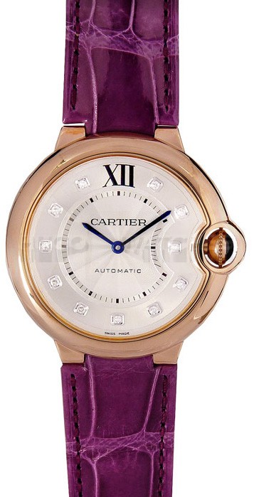 Cartier Ballon Bleu WE902028 36mm Ladies Automatic Silver Swiss ETA 2824