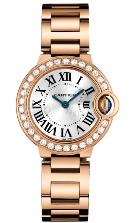 Cartier Ballon Bleu WE9002Z3 28.5mm Ladies Quatz Silver Swiss ETA Quatz