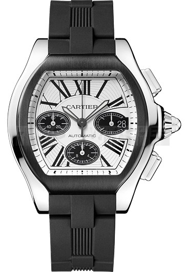  Cartier Roadster W6206020 Mens Automatic Silver Swiss ETA 2824