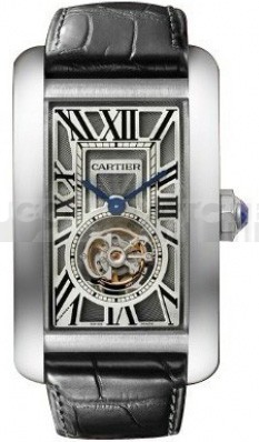 Cartier TANK W2620007 Ladies Automatic Grey Swiss ETA 2824