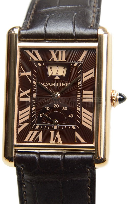 Cartier Rotonde W1560002 Ladies Automatic Brown Swiss ETA 2824