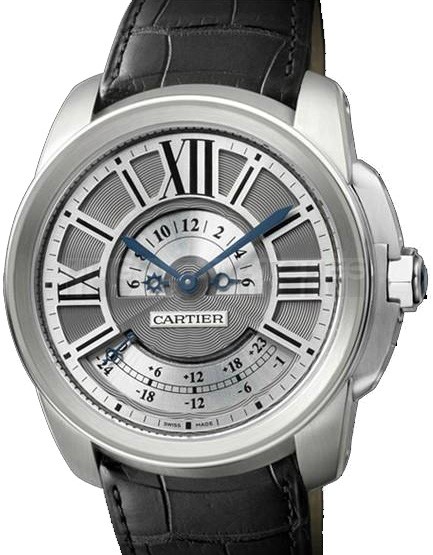  Cartier Callibre De Cartie W7100026 Mens Automatic Deep Grey Swiss ETA 2824
