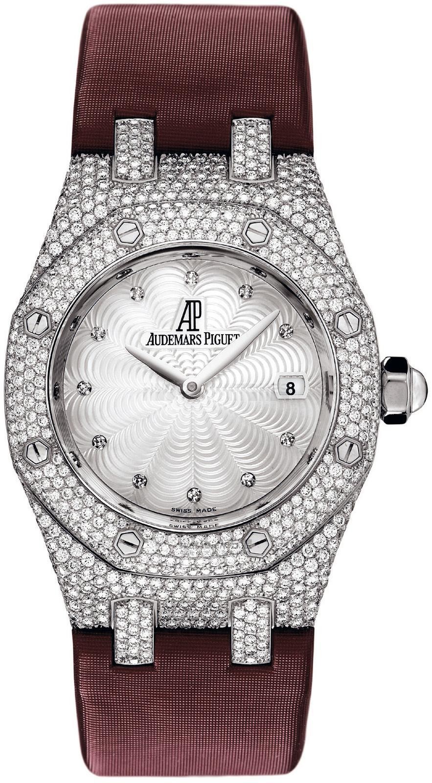 Audemars Piguet Contemporary 67605BC.ZZ.D070SU.01 Ladies Quartz White Swiss ETA Quartz