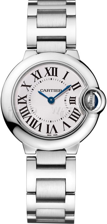 Cartier Ballon Bleu W69010Z4 28.6mm Ladies Quatz White Swiss ETA Quatz