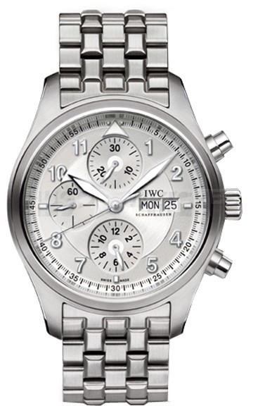 IWC Pilot's IW371705 Mens Automatic Silver Swiss ETA 2824