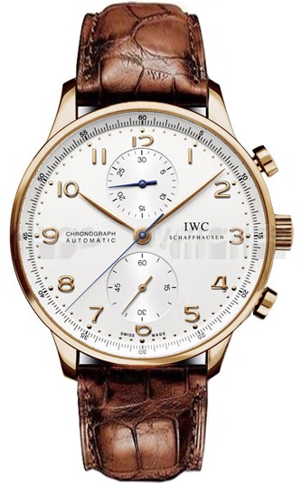 IWC Portuguese IW371480 Mens Automatic Silver Swiss ETA 2824