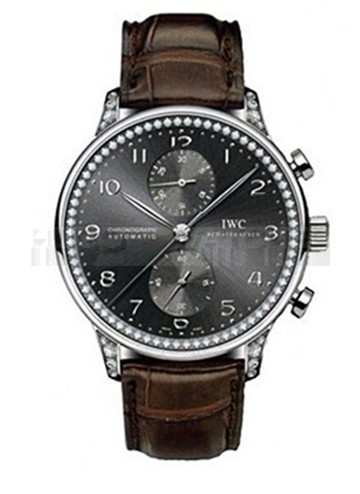 IWC Portuguese IW371474 Mens Automatic Grey Swiss ETA 2824