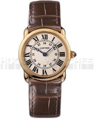 Cartier Ronde Louis W6800151 Ladies Quartz White Swiss ETA Quartz 