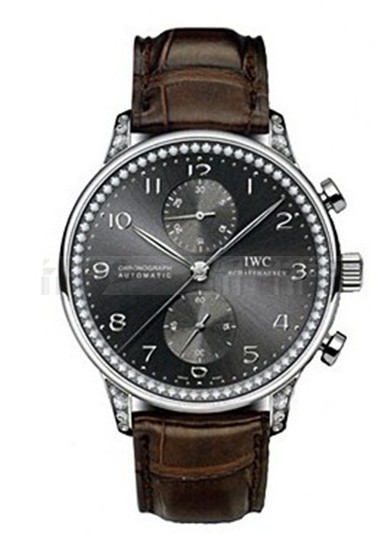 IWC Portuguese IW371475 Mens Automatic Grey Swiss ETA 2824