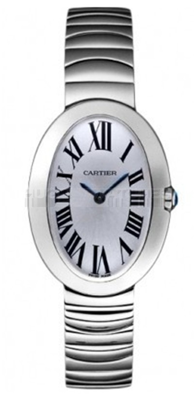 Cartier Baignoire W8000006 Ladies Quartz Silver Swiss ETA Quartz 