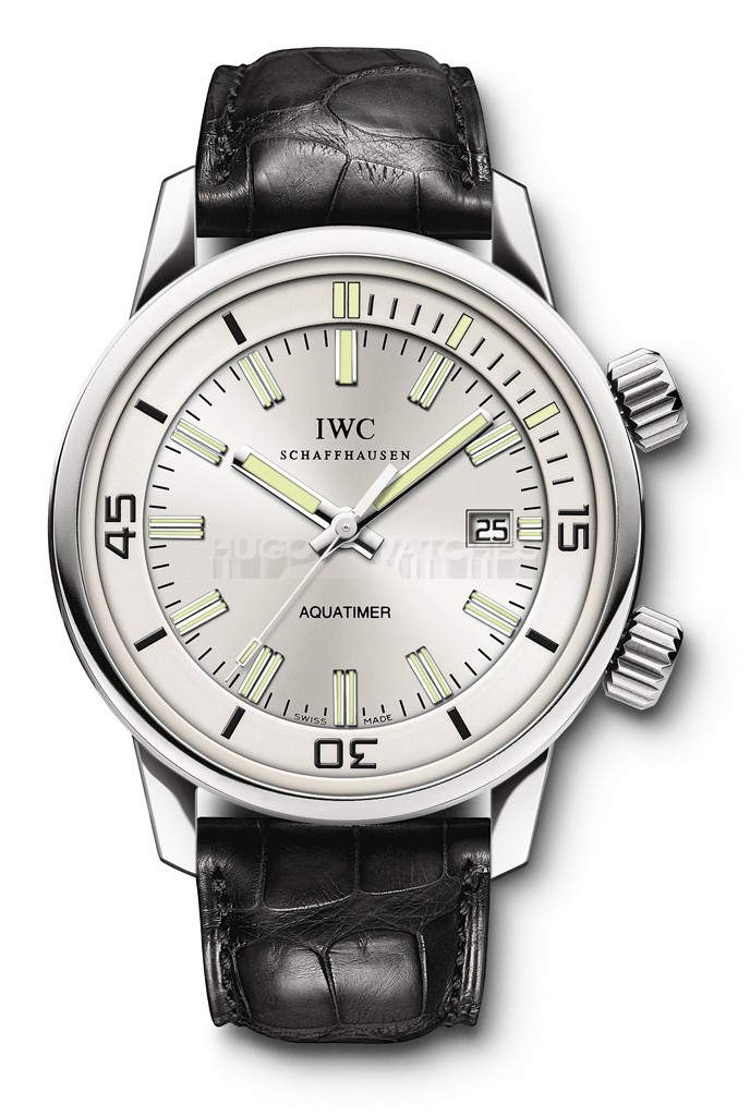  IWC Aquatimer IW323105 Mens Automatic Silver Swiss ETA 2824