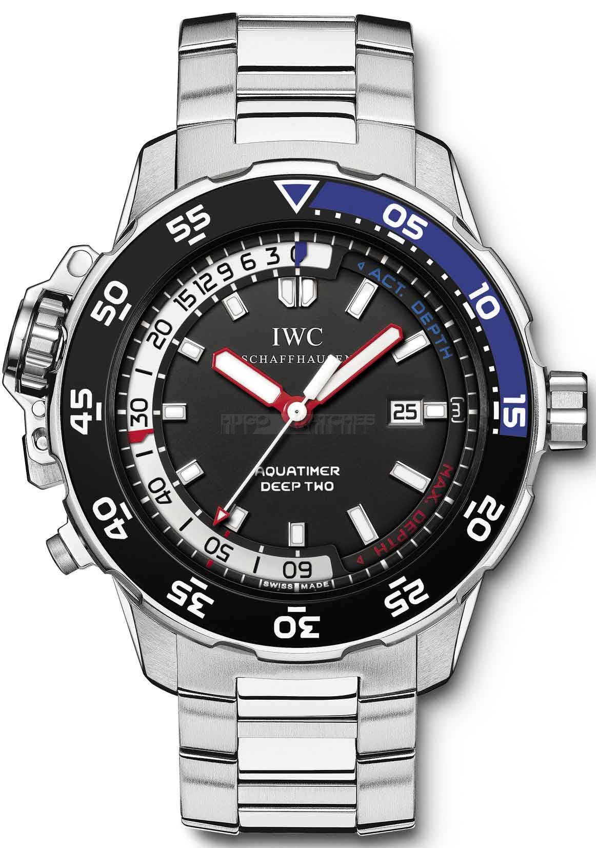 IWC Aquatimer IW354701 Mens Automatic Black Swiss ETA 2824