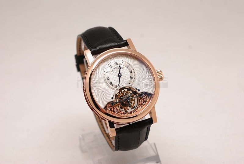 Breguet 42mm Replica Swiss Tourbillon See Through Watch20412