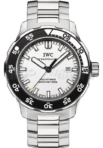  IWC Aquatimer IW356809 Mens Automatic White Swiss ETA 2824