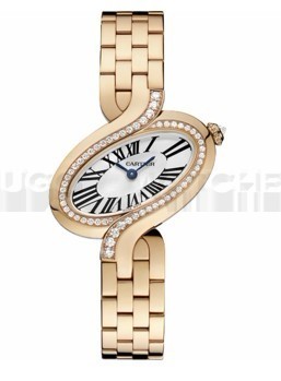 Cartier Delices WG800003 Ladies Quartz Silver Swiss ETA Quartz 