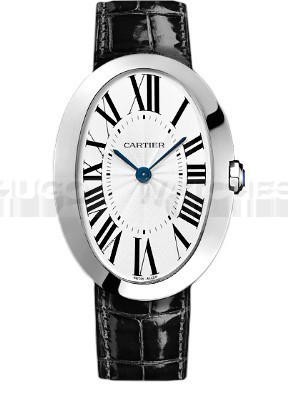  Cartier Baignoire W8000001 Ladies Automatic White Swiss ETA 2824
