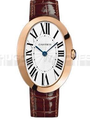  Cartier Baignoire W8000002 Ladies Automatic White Swiss ETA 2824