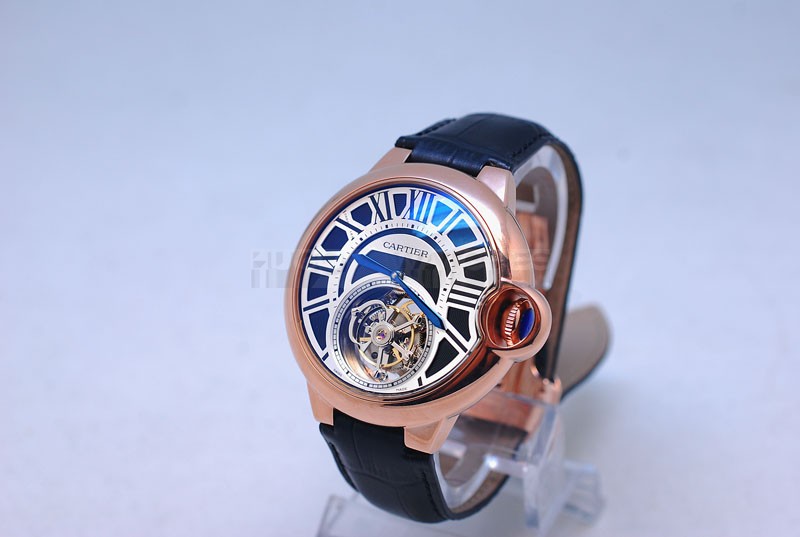 Cartier Replica 50mm Swiss Ballon Bleu De Cartier Flying Tourbillon Watch20262