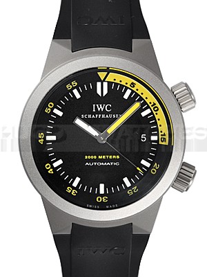  IWC Aquatimer IW353804 Mens Automatic Black Swiss ETA 2824