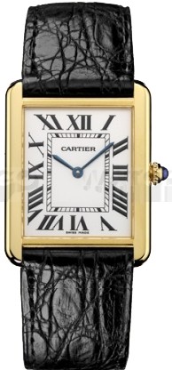 Cartier TANK W1018855 Ladies Quartz White Swiss ETA Quartz