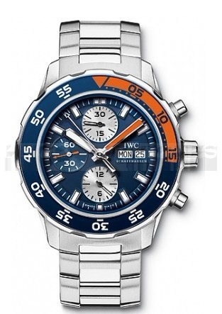  IWC Aquatimer IW376703 Mens Automatic Blue Swiss ETA 2824