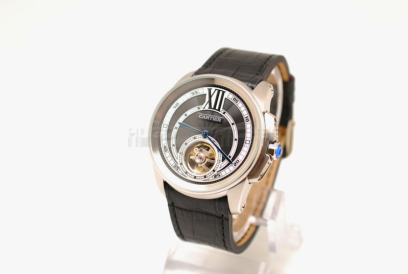 Cartier 46mm Replica Calibre De See Through Watch20205