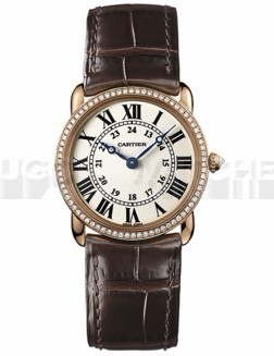 Cartier Ronde Louis WR000351 Ladies Quartz Silver Swiss ETA Quartz