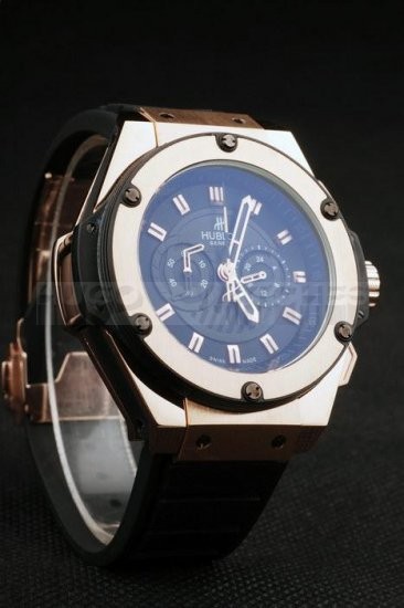 Replica  Hublot King Power Black Gold - hb04