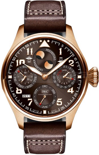 IWC Pilot's IW502617 Mens Automatic Brown Swiss ETA 2824