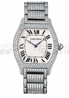Cartier Tortue WA5043MC Ladies Automatic White Swiss ETA 2824