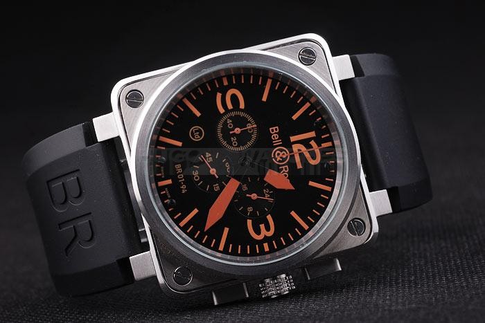 Replica  BR01-94 Black-Orange Dial-br25